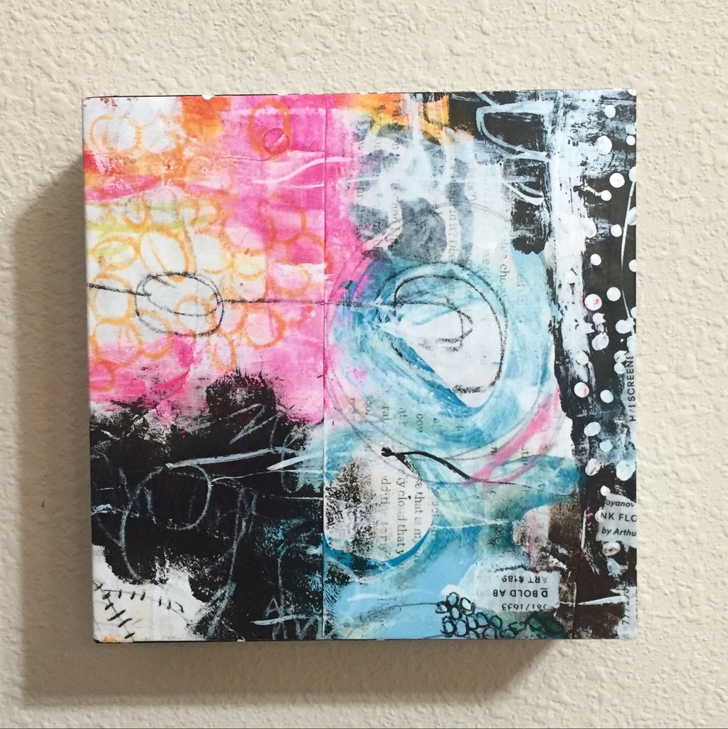 Mixed media wall art by @robenmarie #art #mixedmedia #painting