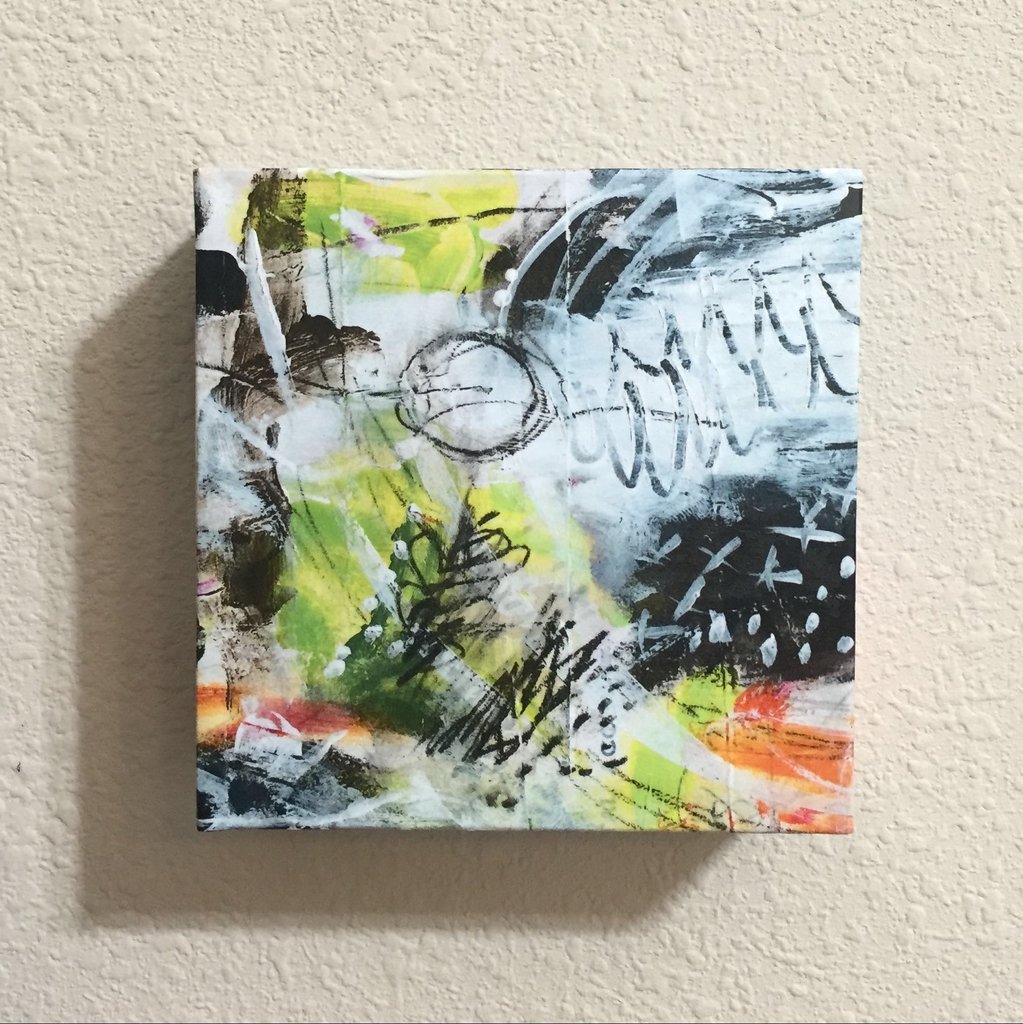 Mixed media wall art by @robenmarie #art #mixedmedia #painting