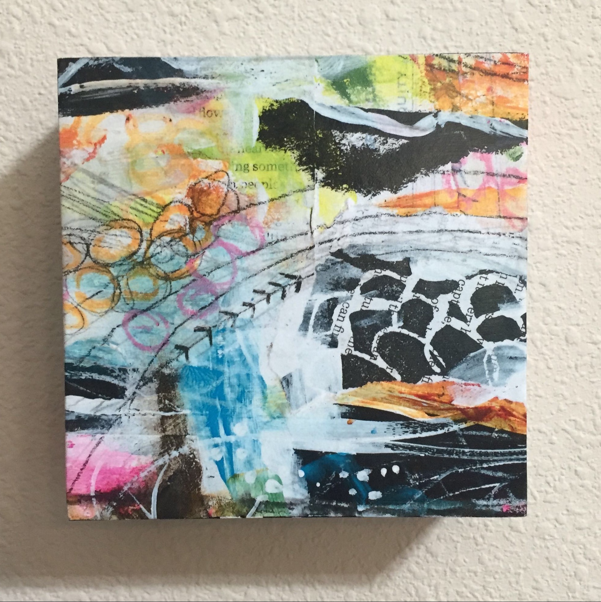 Mixed media wall art by @robenmarie #art #mixedmedia #painting