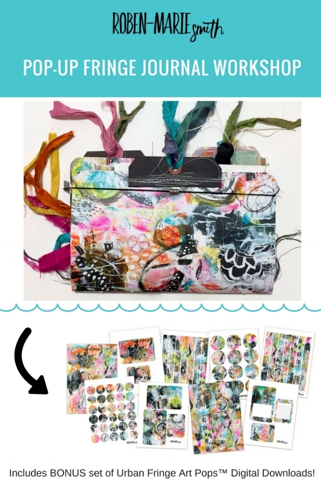 @robenmarie Pop-Up Fringe Journal Workshop https://robenmariestudio.com/p/popup-fringe-journal Includes free digital downloads from the Urban Fringe Art Pops™ Collection!