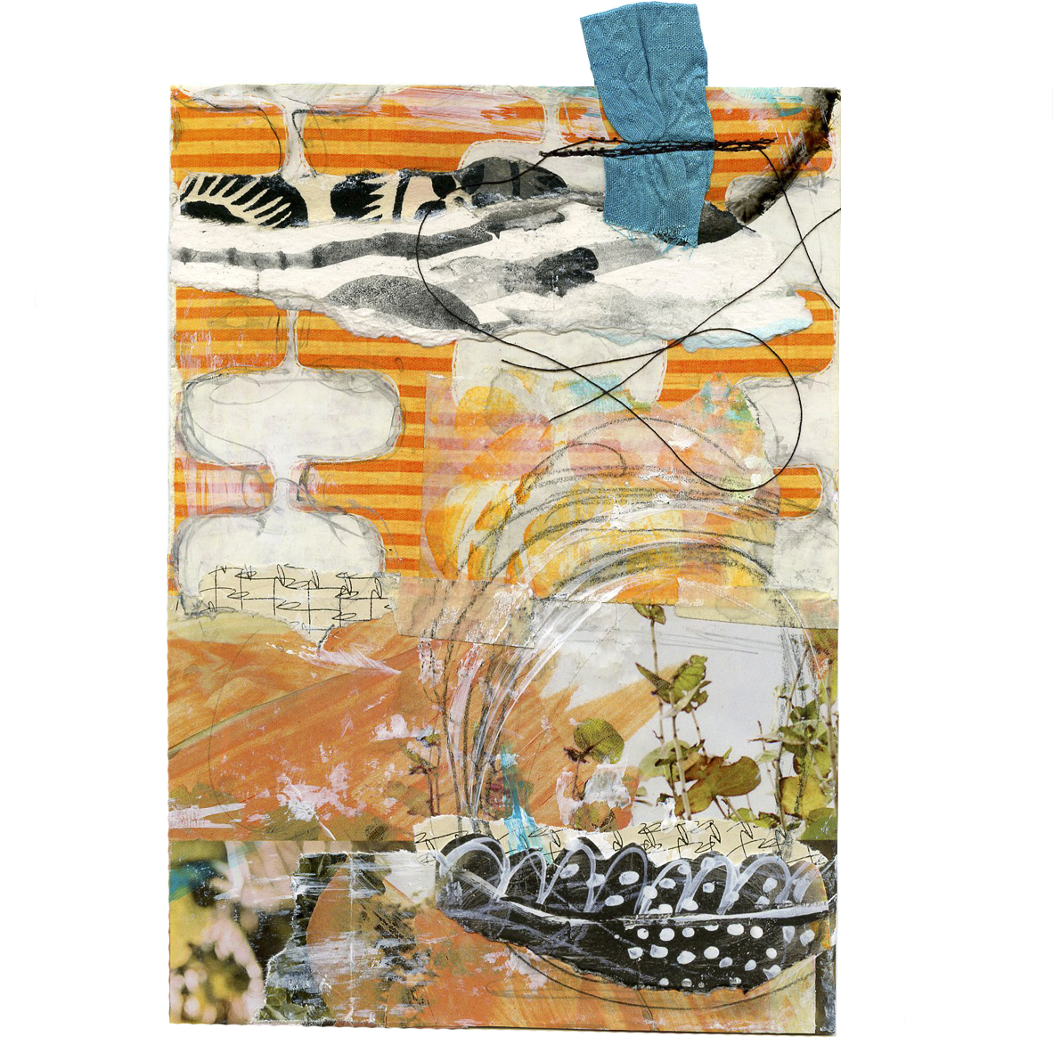 @robenmarie #the100dayproject and #100daysofanthropologiestories where I will take something from an Anthropologie catalog, create a mixed media piece around it and write a little story to go with it. @anthropologie Follow @robenmarie on Instagram for art and stories each day.