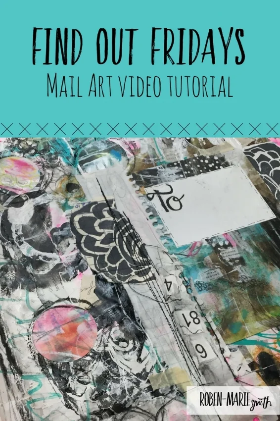 Join Roben-Marie Smith for a mail art tutorial video as part of Find Out Fridays with Donna Downey. @robenmarie #mixedmedia #mailart http://tinyurl.com/n2qo3po