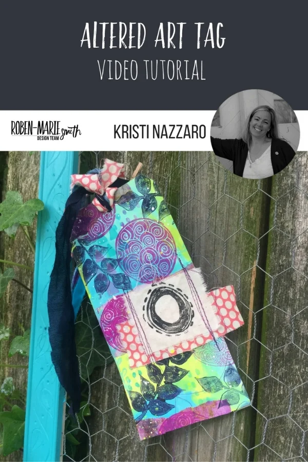 Design Team member Kristi Nazzaro shares her process for making her gorgeous altered art tag with us for her design team project. Be inspired as she uses stamps from Paperbag Studios and Art Pops™ to create this gorgeous piece of Art! @robenmarie @kristinazzaro #robenmarie #robenmariedesignteam #paperbagstudios #artpops #mixedmedia #diy
