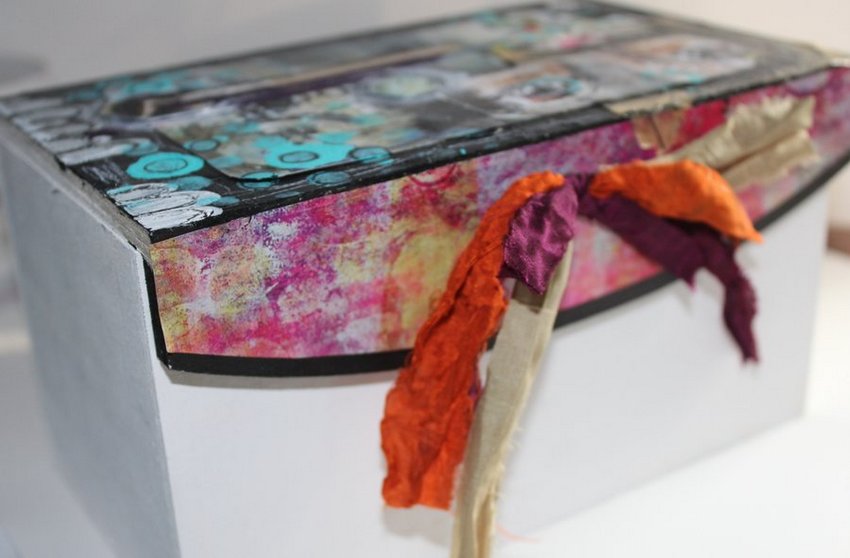 How to make a mixed media art box