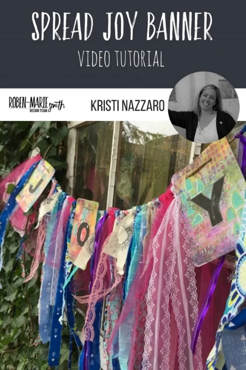 Design Team member Kristi Nazzaro is spreading joy everywhere she goes and is showing us with how she made this beautiful mixed media banner. Follow along with her video tutorial as she creates something which is sure to make you the hit of the party! She uses Art Pops™ and Paperbag Studio Stamps to create this gorgeous piece of Art! @robenmarie @kristinazzaro #robenmarie #robenmariedesignteam #paperbagstudios #artpops #mixedmedia #diy