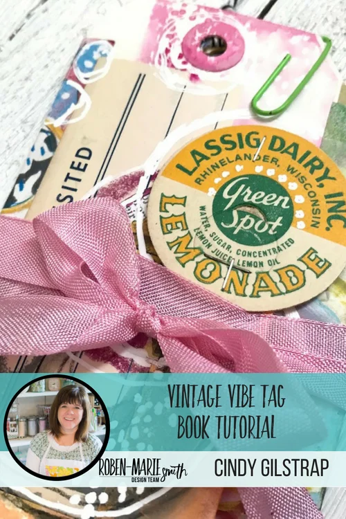 Check out this video tutorial as Design Team member Cindy Gilstrap creates this beautiful vintage style tag book as her project. Cindy takes you step-by-step through creating this gorgeous tag book with a real vintage flair to them. She uses Art Pops™ and Paperbag Studios Stamps. @robenmarie @junqueart #robenmarie #robenmariedesignteam #paperbagstudios #artpops #mixedmedia #diy