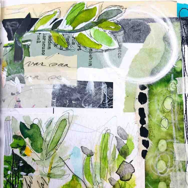 Mixed media  art collage