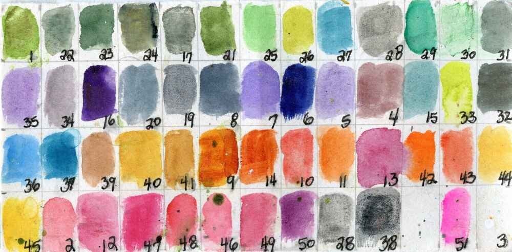 How to Set Up a Watercolor Palette