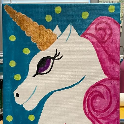 Unicorn painting