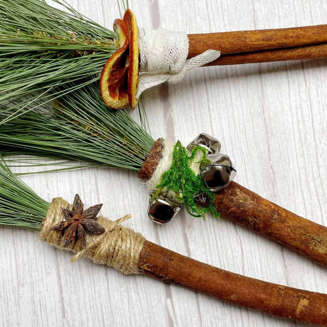3 Ideas for Making Handmade Cinnamon Stick Art Brushes