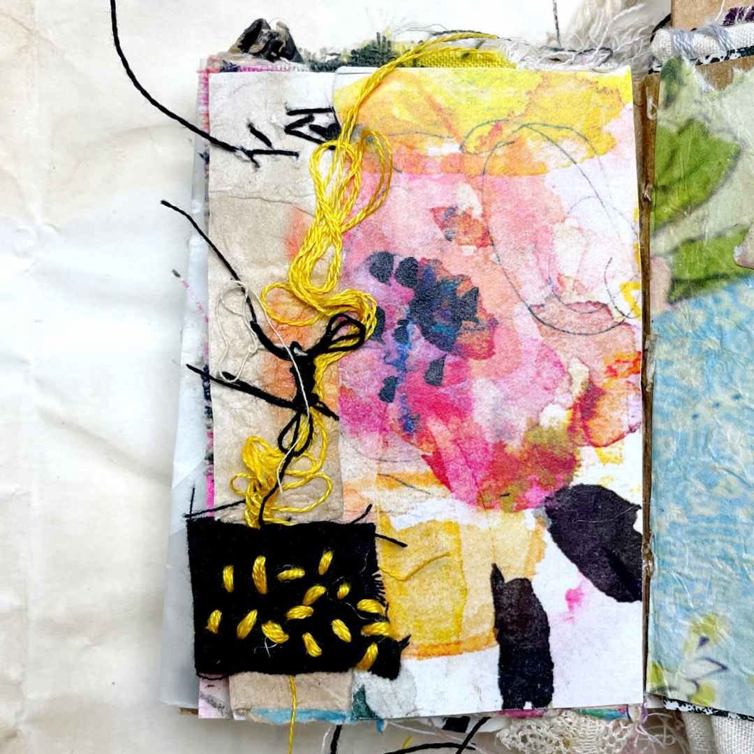 Day 53/100 The 100 Day Project 2023 - Art journal page by Roben-Marie Smith