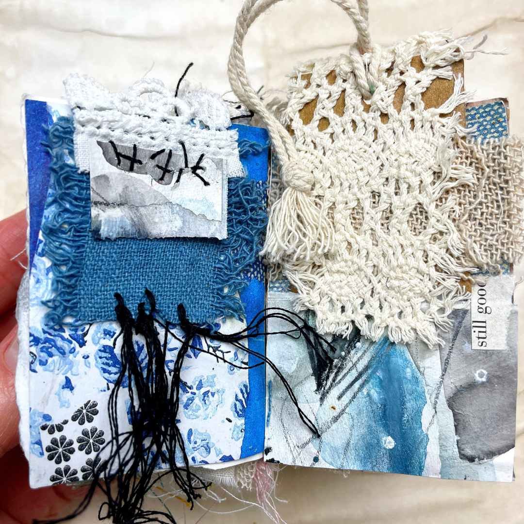 Day 57/100 The 100 Day Project 2023 - Art journal page by Roben-Marie Smith