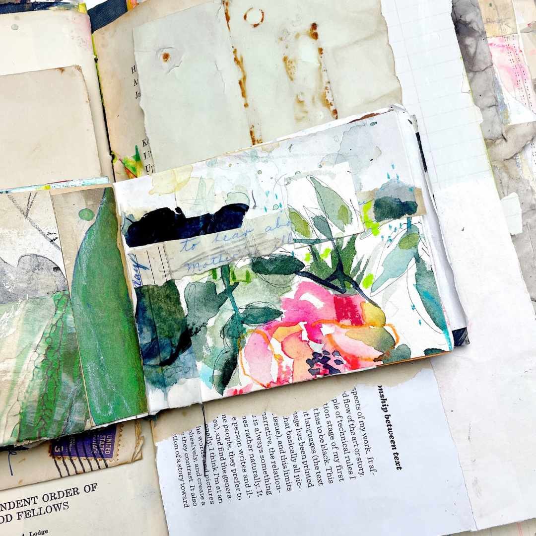Art Journaling with Collage by Roben-Marie Smith