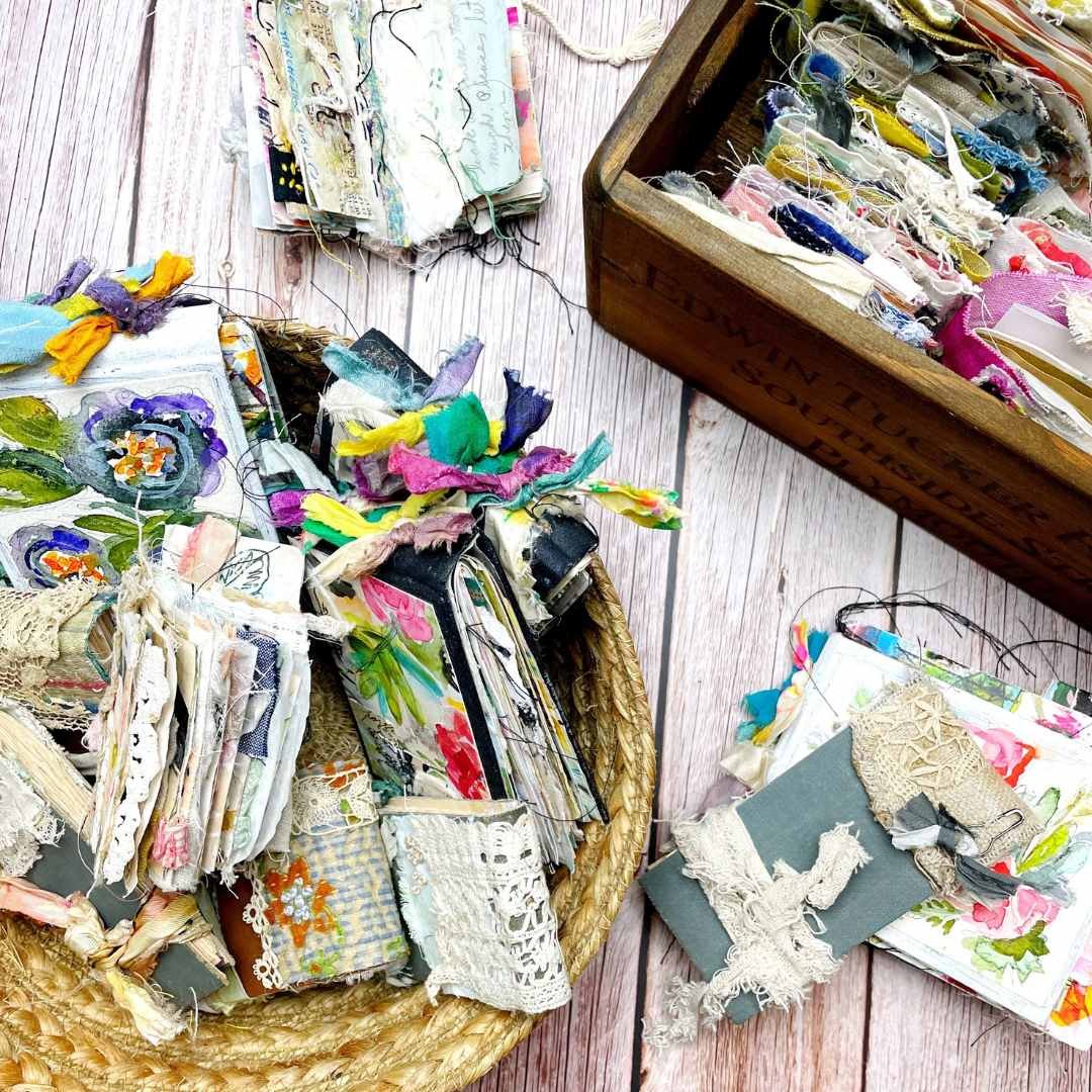 Mixed Media art journals made by Roben-Marie Smith