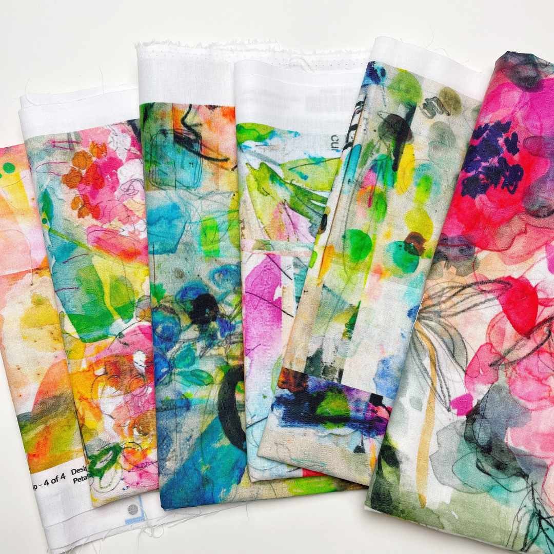 Colorful art printed fabric