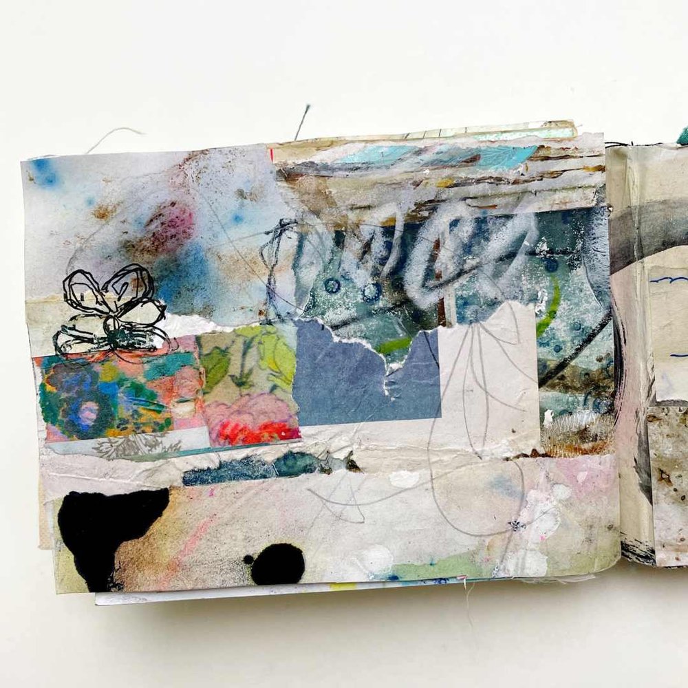 Creating A Mixed Media Collage In My Art Journal