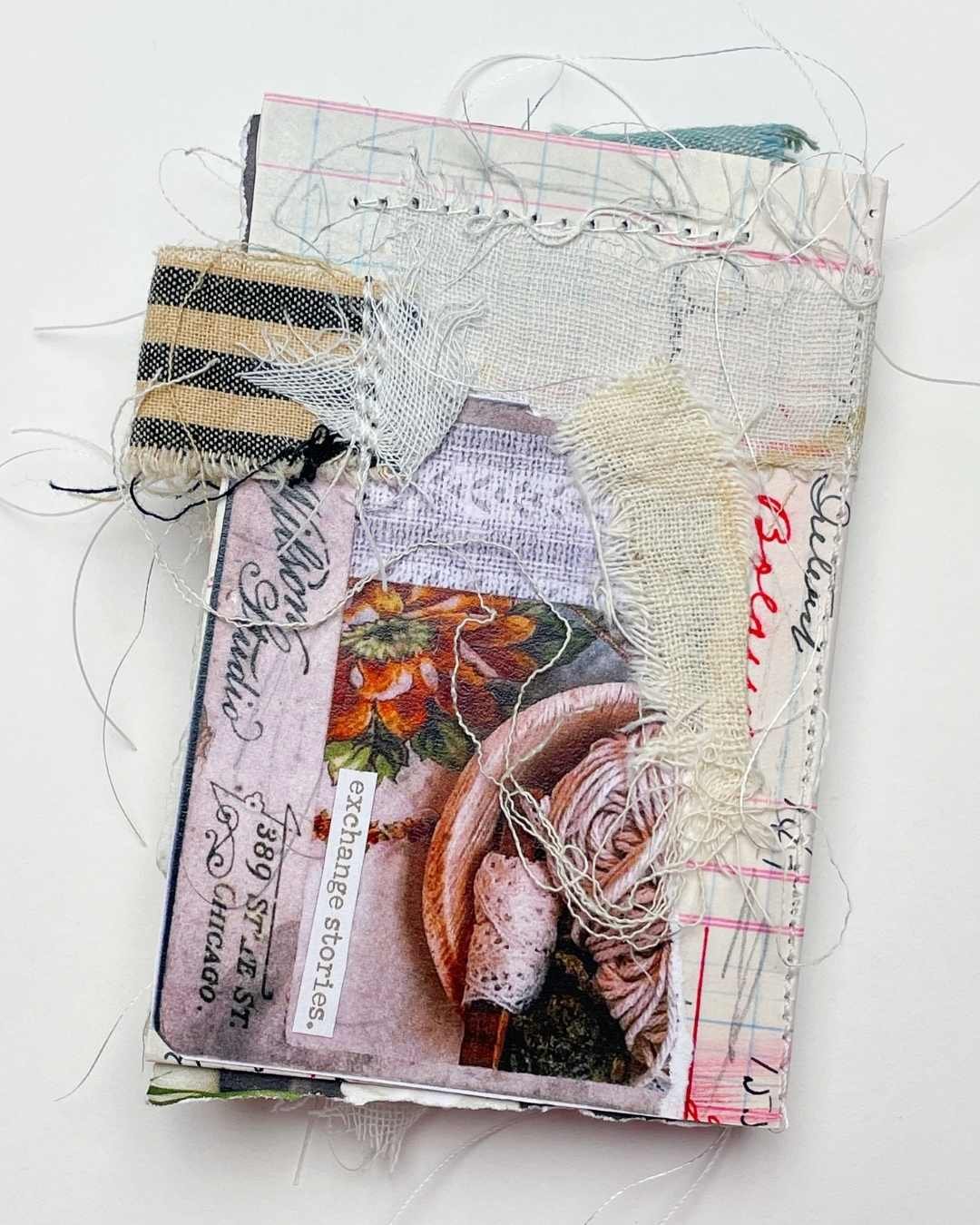 Tiny Fabric Books from Scraps by Roben-Marie Smith