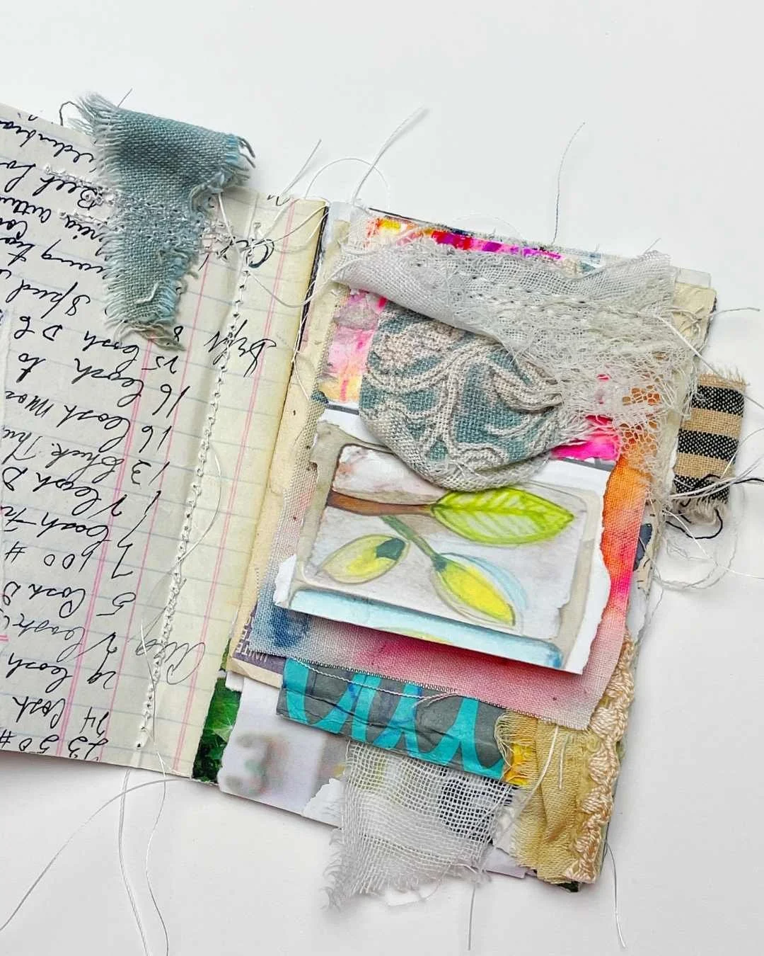 Tiny Fabric Books from Scraps by Roben-Marie Smith