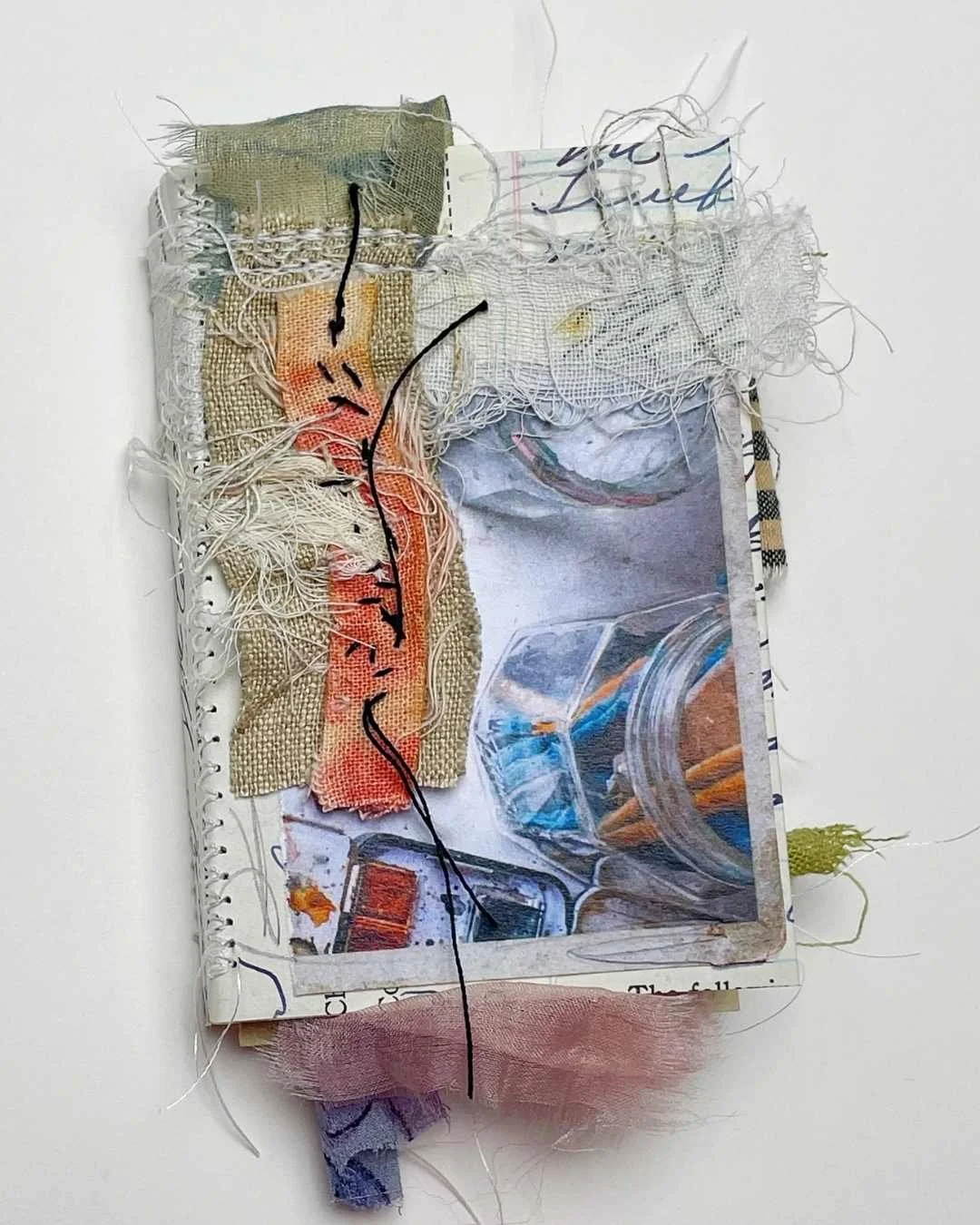 Tiny Fabric Books from Scraps by Roben-Marie Smith