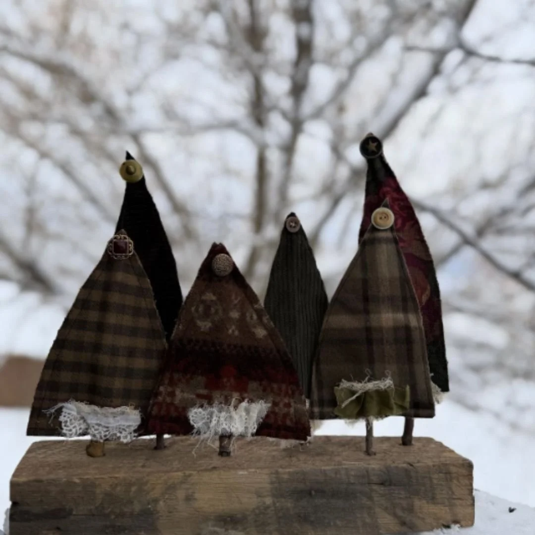 Forest Friends in Plaid by Lisa G