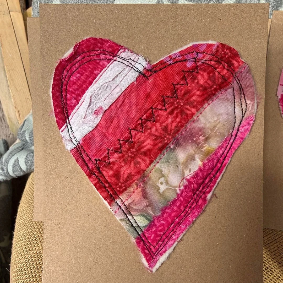 Quilted, Romantic Valentine by Lisa Giles.