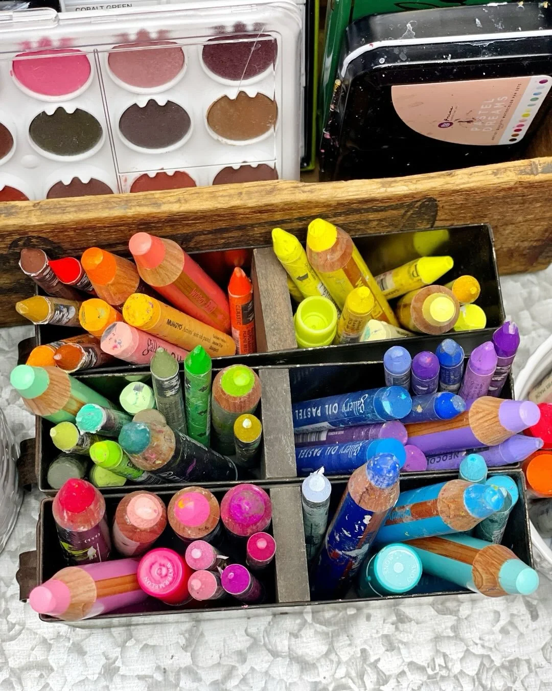 The 100 Day Project begins February 22. Are you in?  My supplies are organized and I&rsquo;m almost ready to share what I&rsquo;m planning. Stay tuned! 🖋️ 💕😊@dothe100dayproject