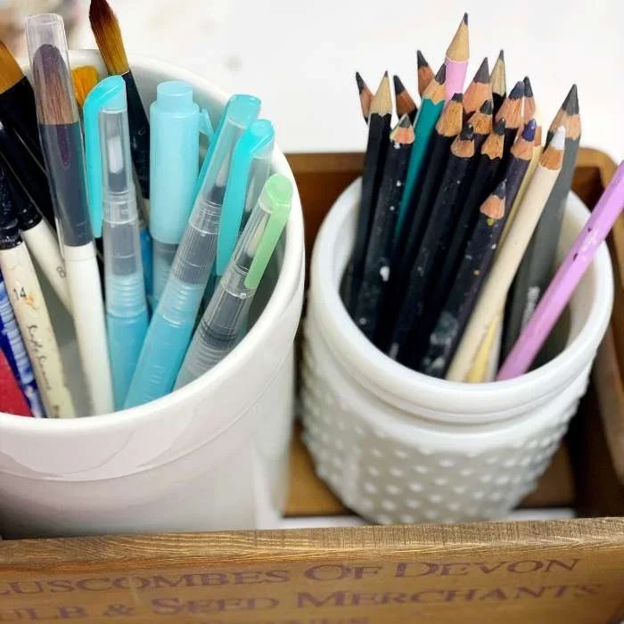 Everyday Drawing Tools in My Art Studio | Roben-Marie Smith