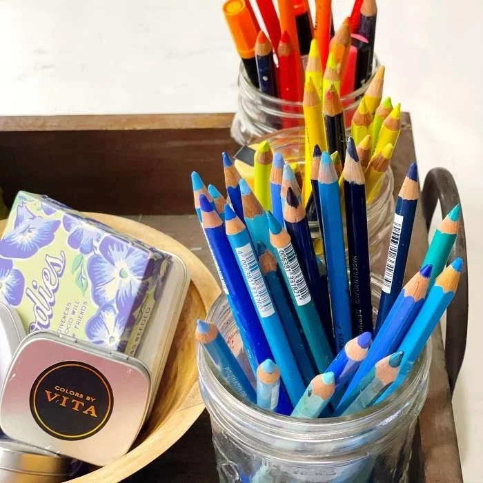 Colored Pencils Stored for Creative Flow | Roben-Marie Smith