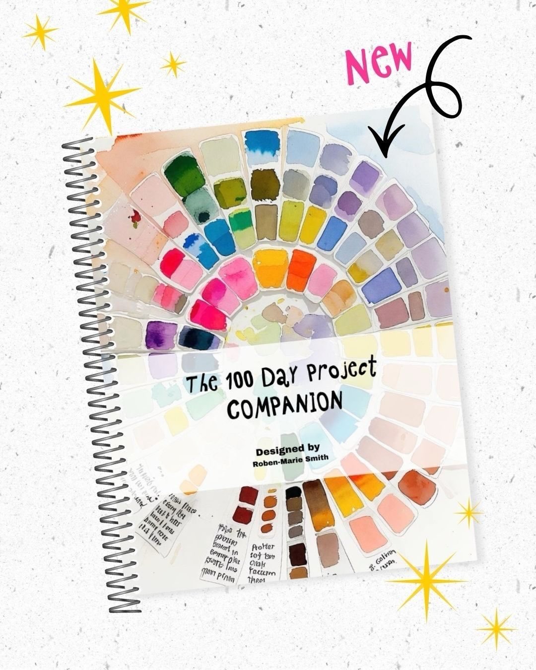 I&rsquo;ve been working on something for you and it&rsquo;s finally ready. The 100 Day Project Companion is here&hellip; and it&rsquo;s completely redesigned.

If you&rsquo;ve used my previous workbook, you know it was structured and organized, desig