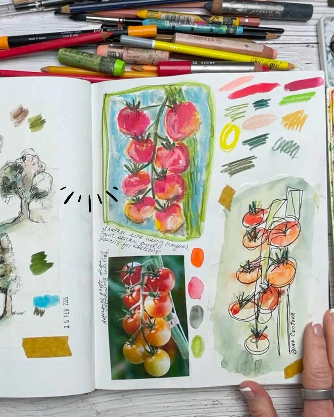 The First 10 Days of My 100 Day Project Sketchbook (With Video Flip-Through)