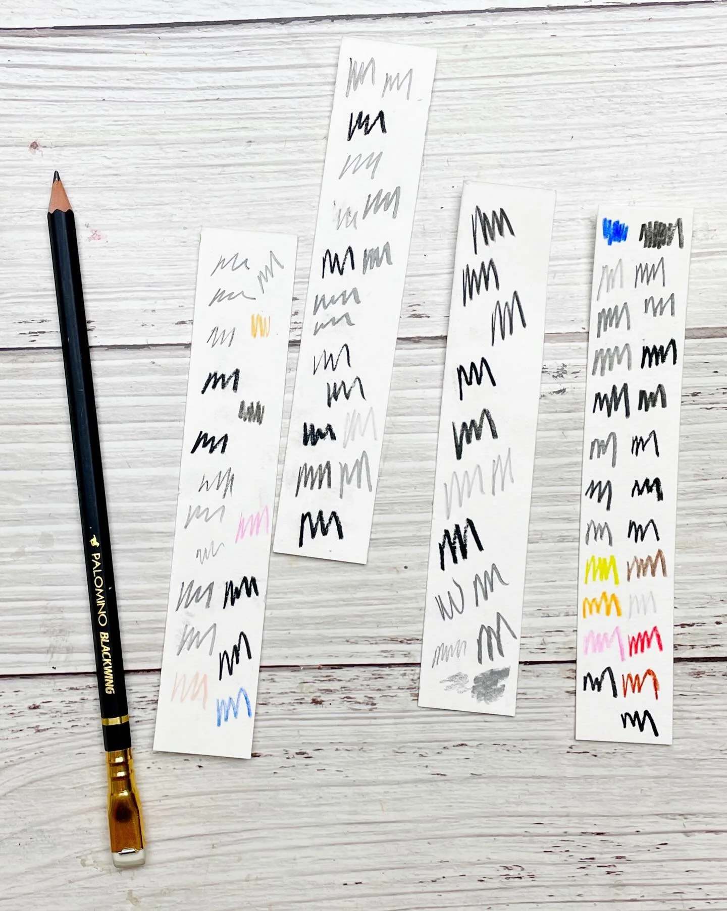 Past me was thoughtful. She hid a box of pencils under the art table and told no one.

Not even current me. I only found out because I had to get on the floor to cut some paper &ndash; and there it was. A whole stash of forgotten pencils, just waitin