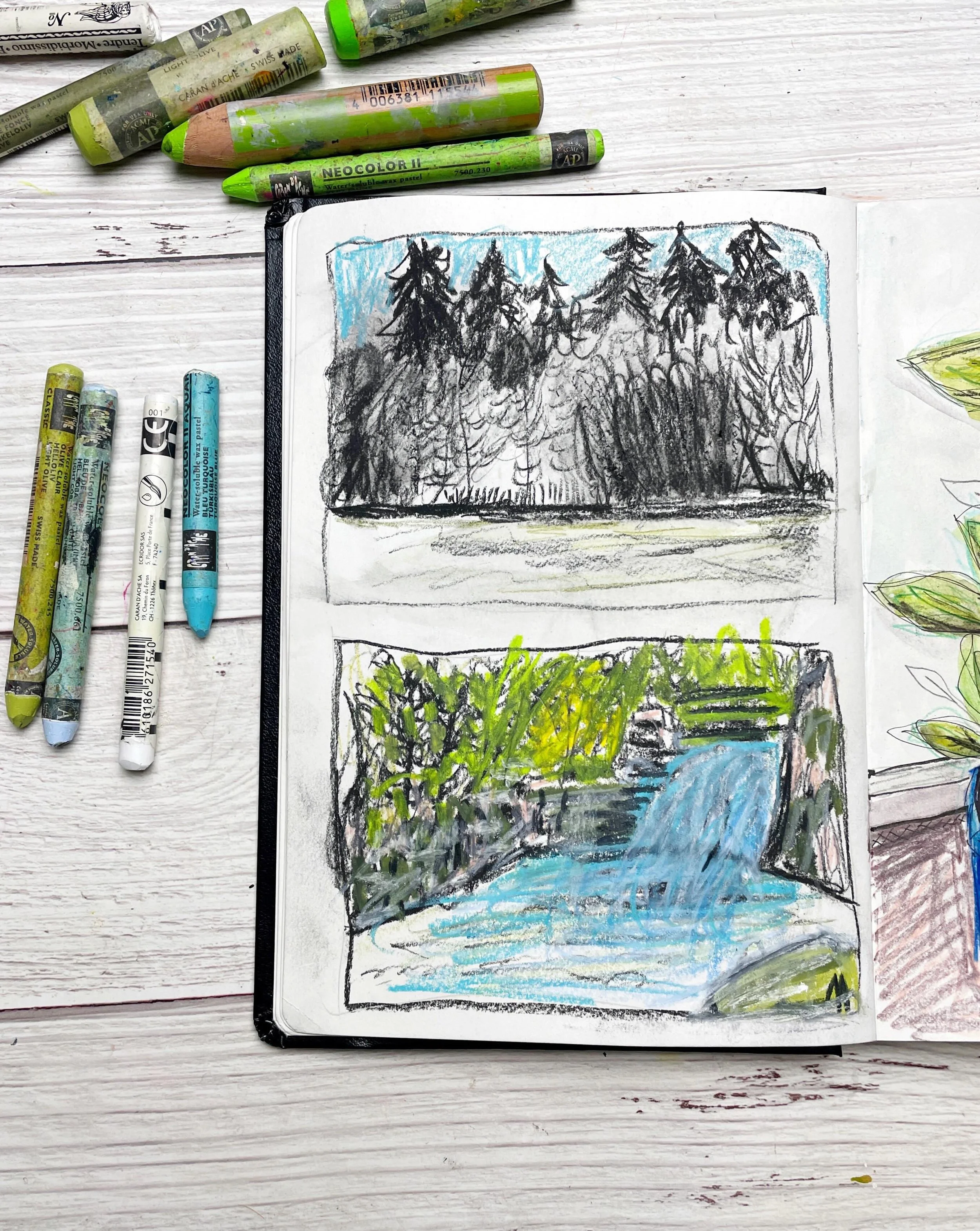 Value studies with charcoal, pencils and crayons - Days 79 and 80

Thanks @theoutdoorsketchbookcollective for the lesson.

100 Days of Creative Drifting: a Sketching Practice #dothe100dayproject #sketchbook #sketchbook #sketching