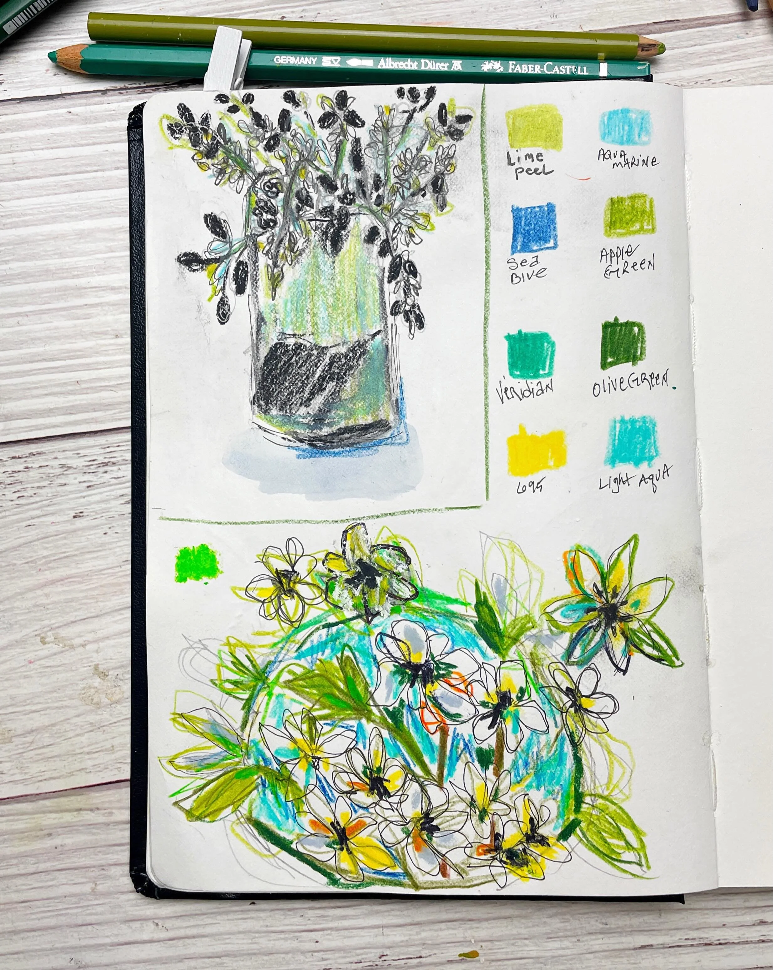 Sketching the final blooms from my Tuberose - Day 83 100 Days of Creative Drifting: a Sketching Practice 

Daily sketching &bull; sketchbook inspiration &bull; art journaling &bull; mixed media art &bull; creative practice &bull; sketch a day
#dothe1