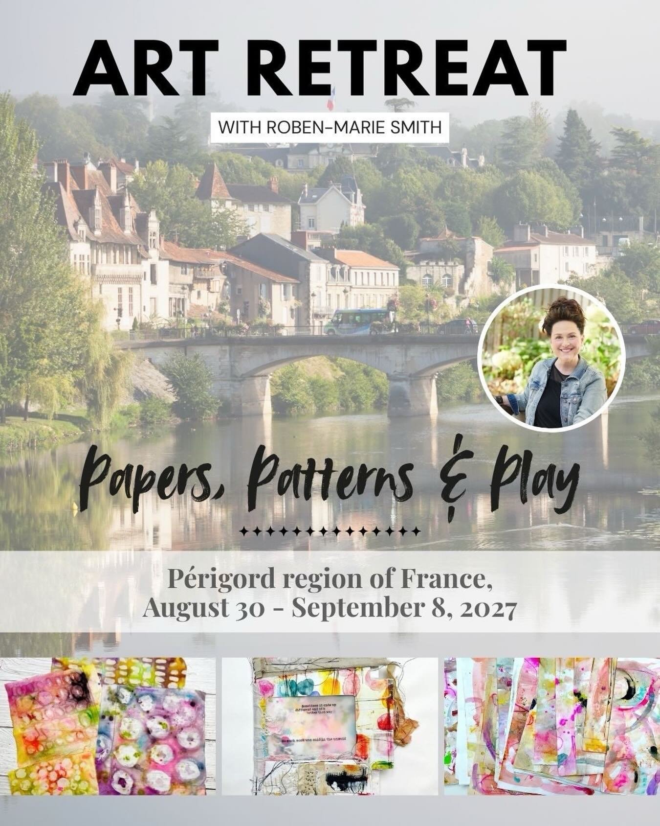 I&rsquo;m teaming up with @perigordretreats to bring you a hands-on mixed media art retreat in FRANCE! 🖌️✨
⠀⠀⠀⠀⠀⠀⠀⠀⠀
💬 Comment &ldquo;France&rdquo; and I&rsquo;ll send you the link!
⠀⠀⠀⠀⠀⠀⠀⠀⠀
🌅 It&rsquo;s early morning in the south of France.
⠀⠀⠀⠀