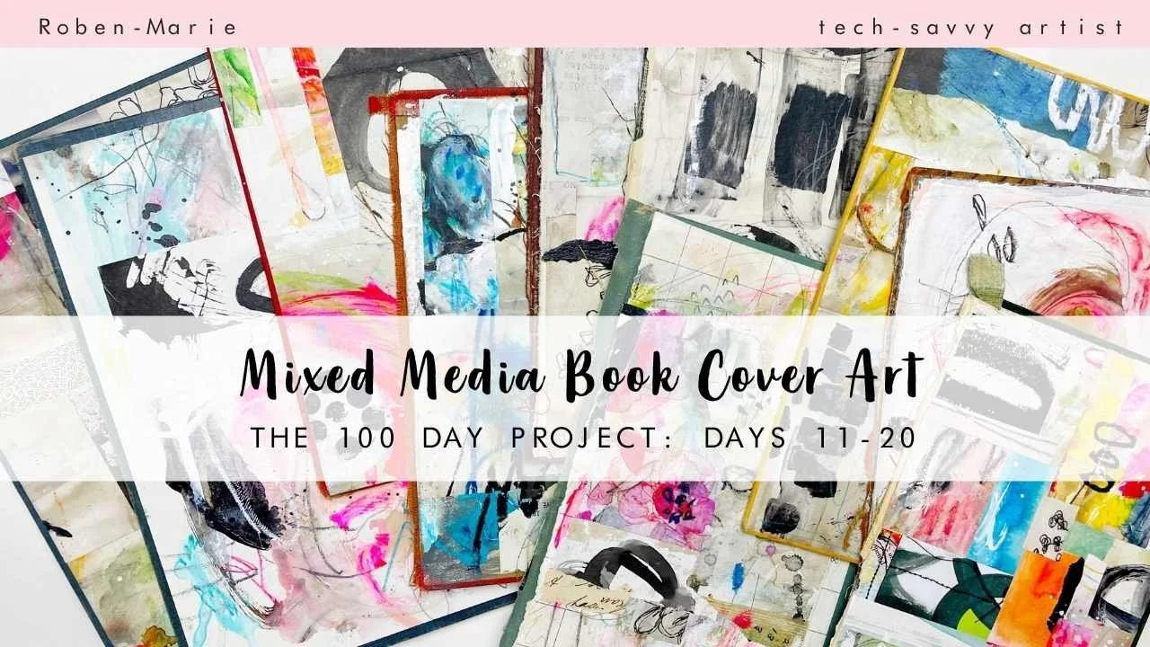 Art flip through of Days 11-20 The 100 Day Project