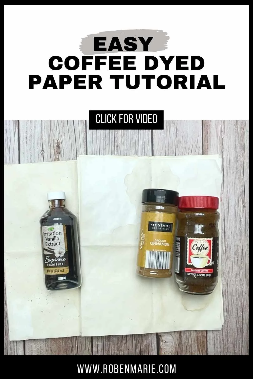 How to Coffee Dye Paper