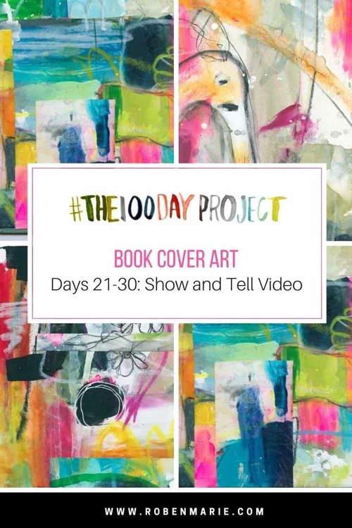 Art Flip Through of Art from The 100 Day Project