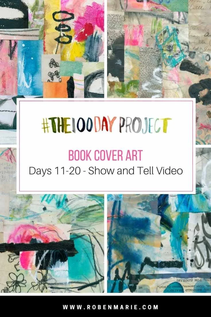 Art flip through of Days 11-20 The 100 Day Project