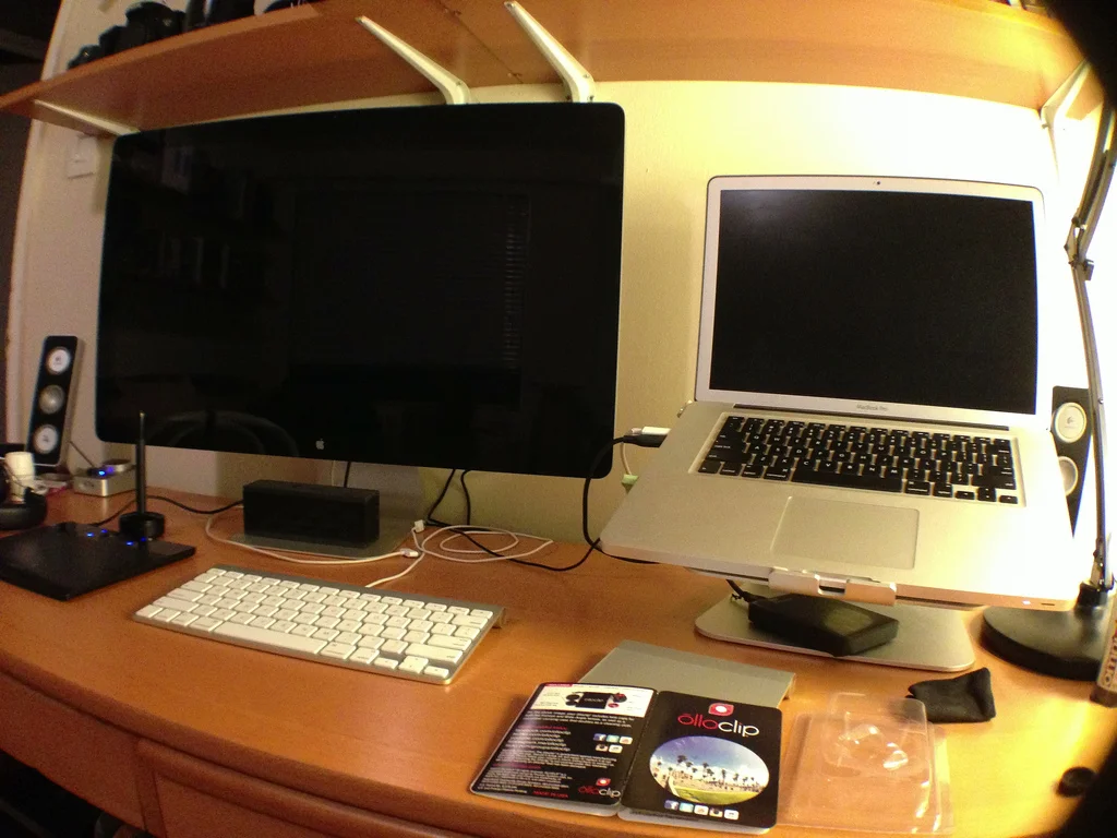 Current setup: unibody MacBook Pro with Thunderbolt Cinema Display