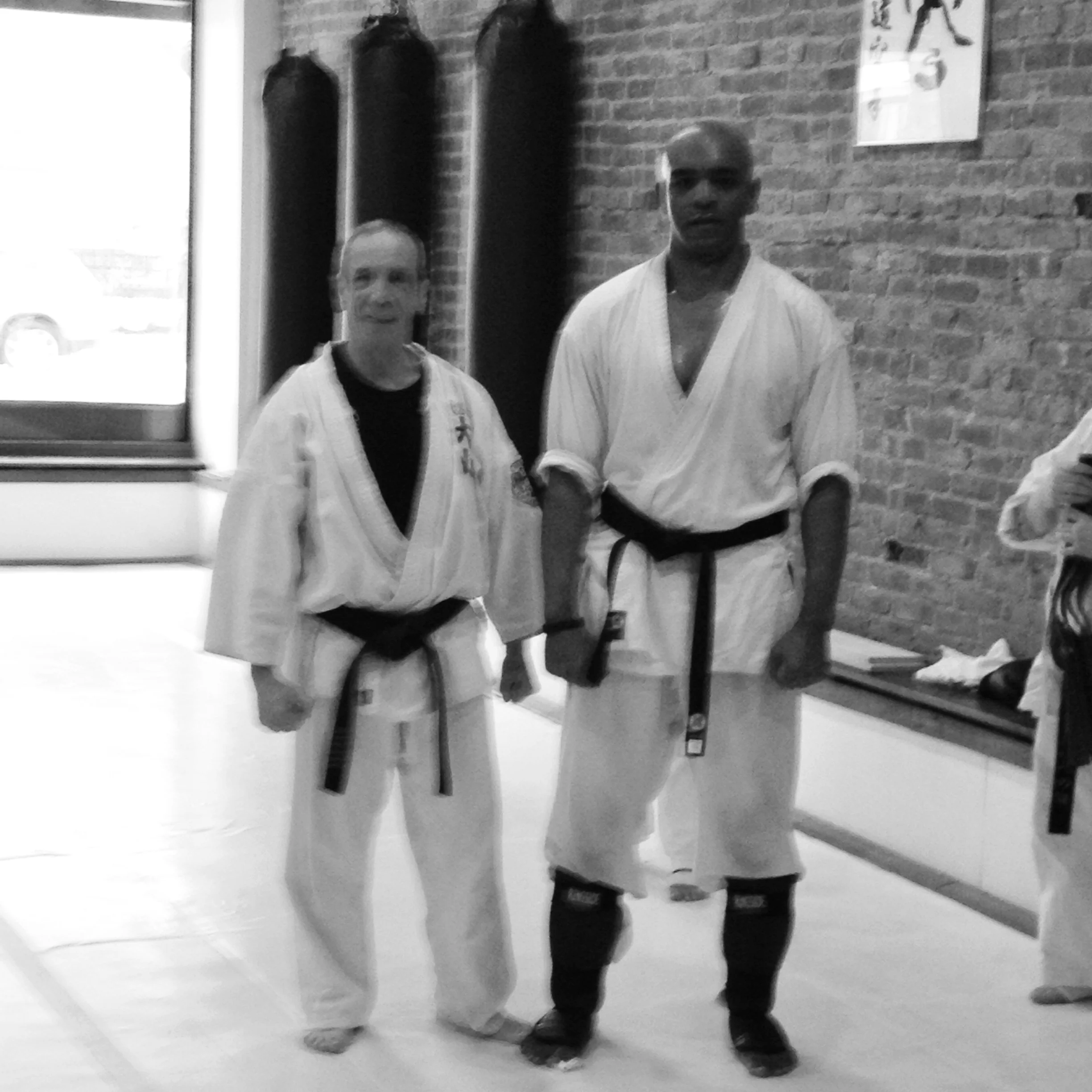 With Shihan Alfred DiGrazia after the Black Belt Test