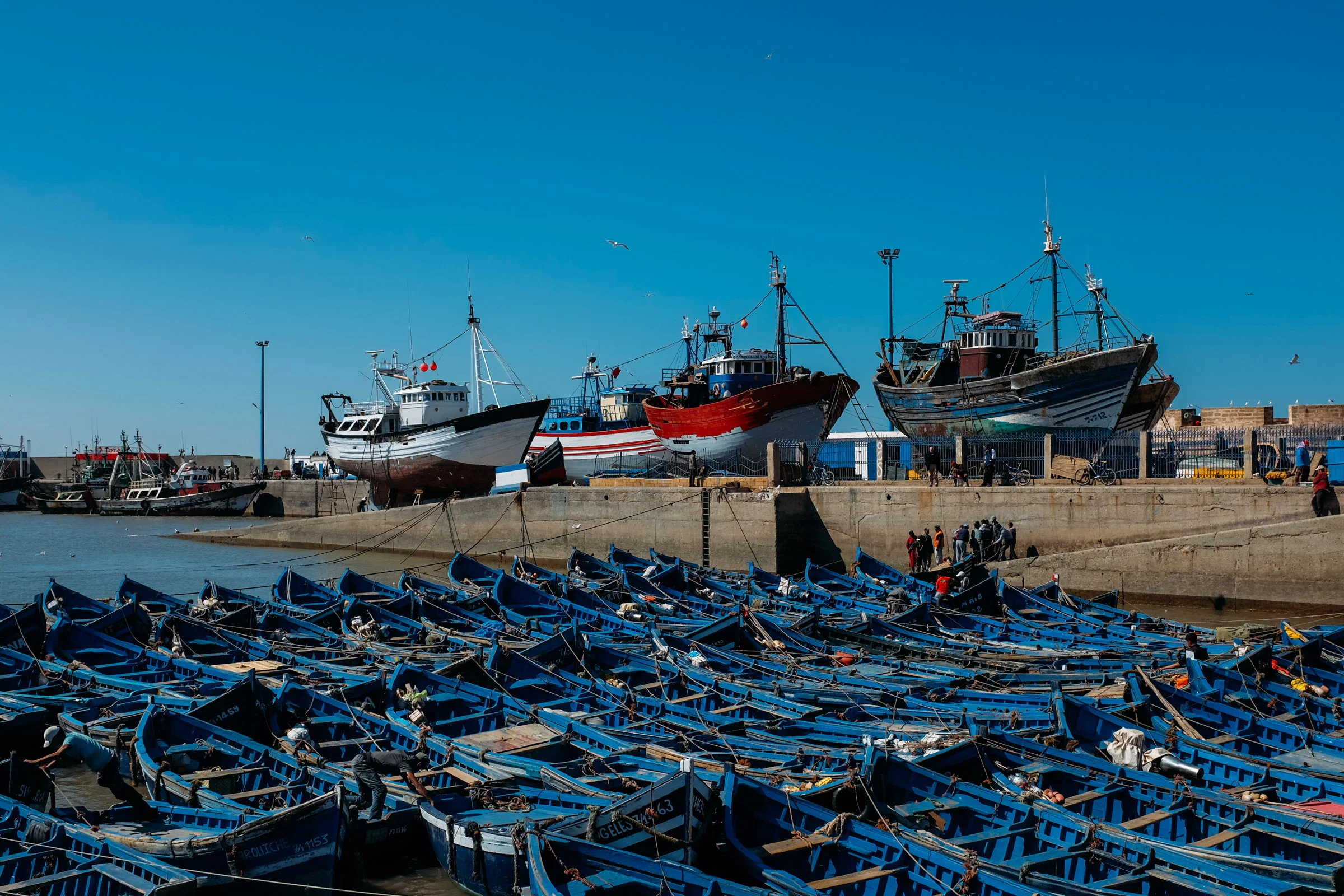 Boats at Essaouira