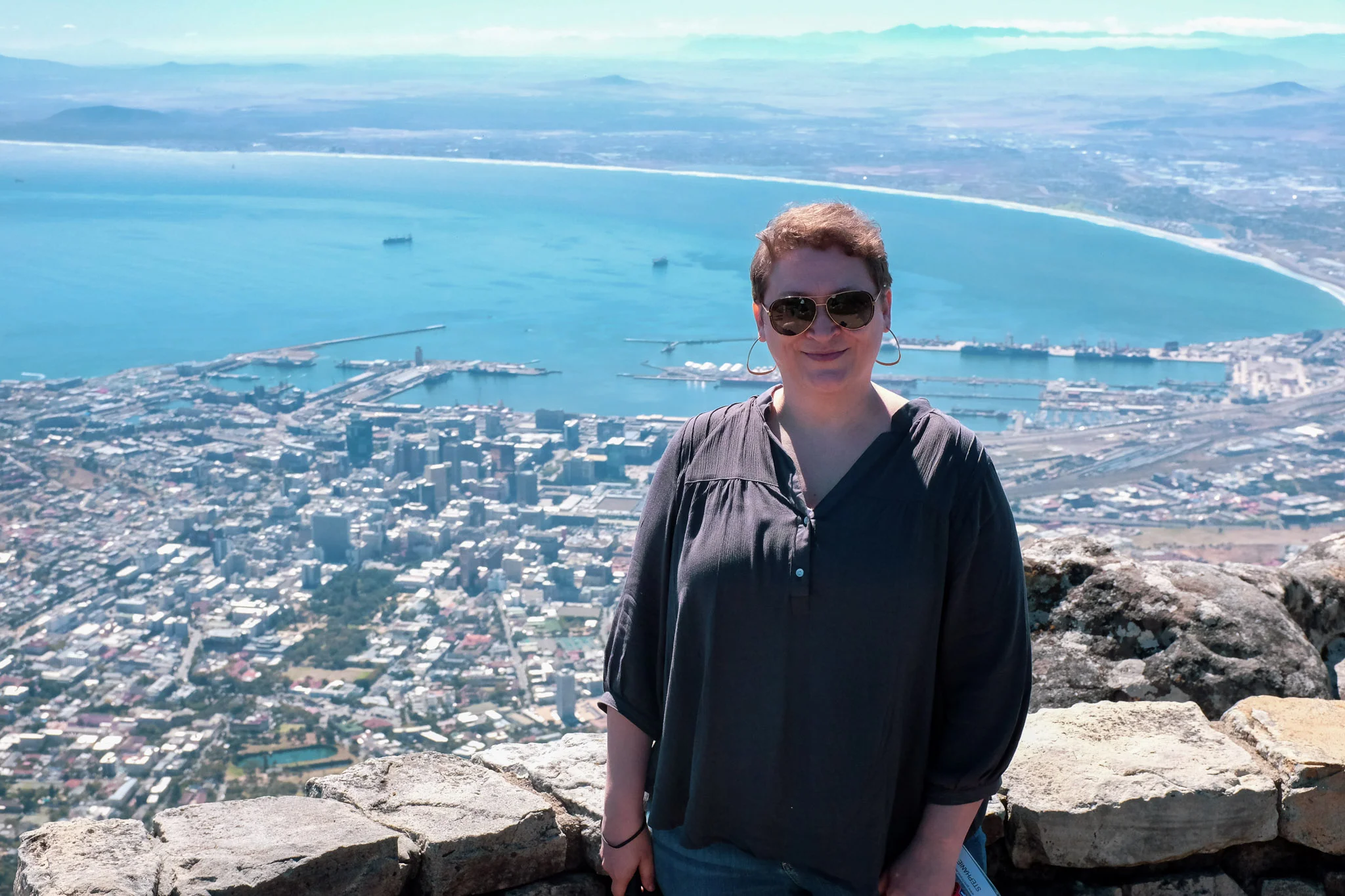 Cape Town, as seen from Table Mountain