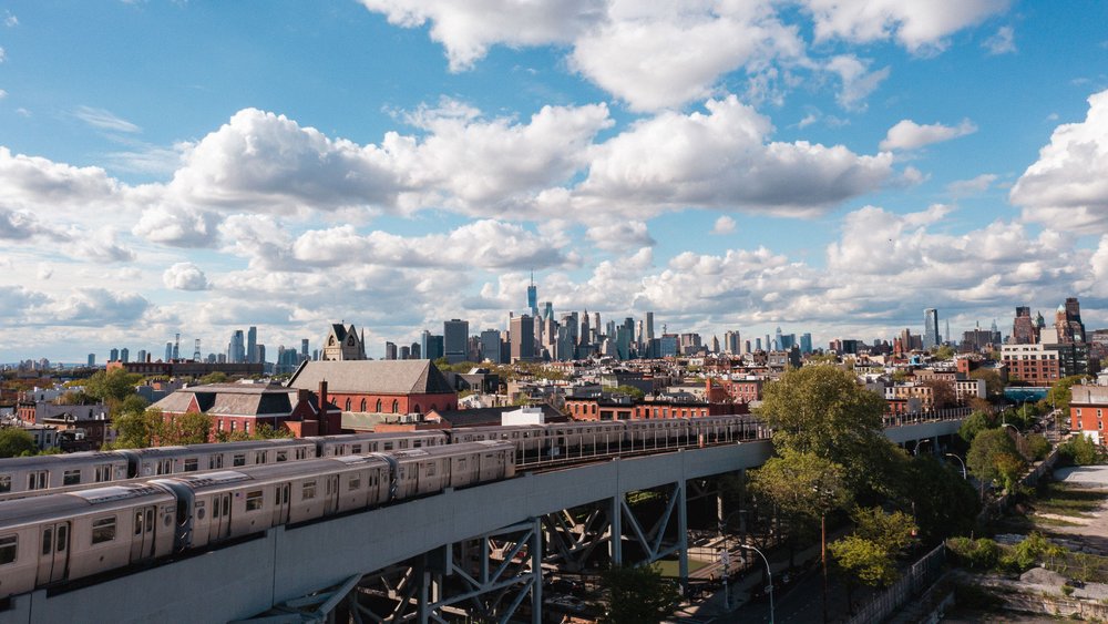 New York City skyline from Gowanus