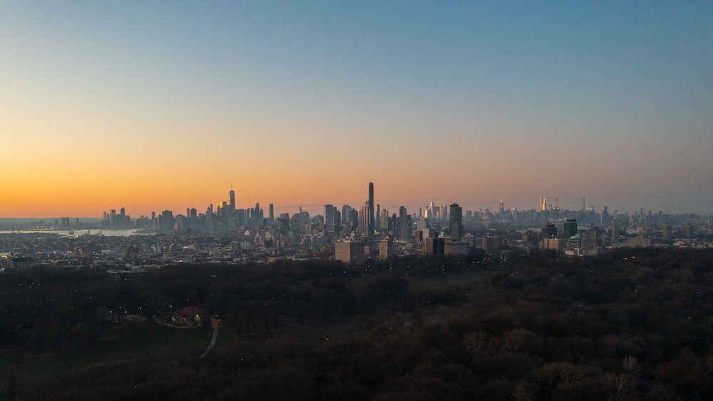 New York City skyline, from Prospect Park