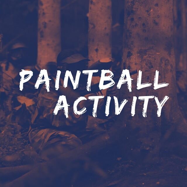Youth Group &amp; Young Adult Activity⁣
⁣
FUN NEWS: ⁣
We are having a paintball activity this Saturday the 20th. The activity will be at the Jex farm from 9 a.m. to 11a.m. We are doing it early so that everyone can wear sweatpants and long sleeves wi