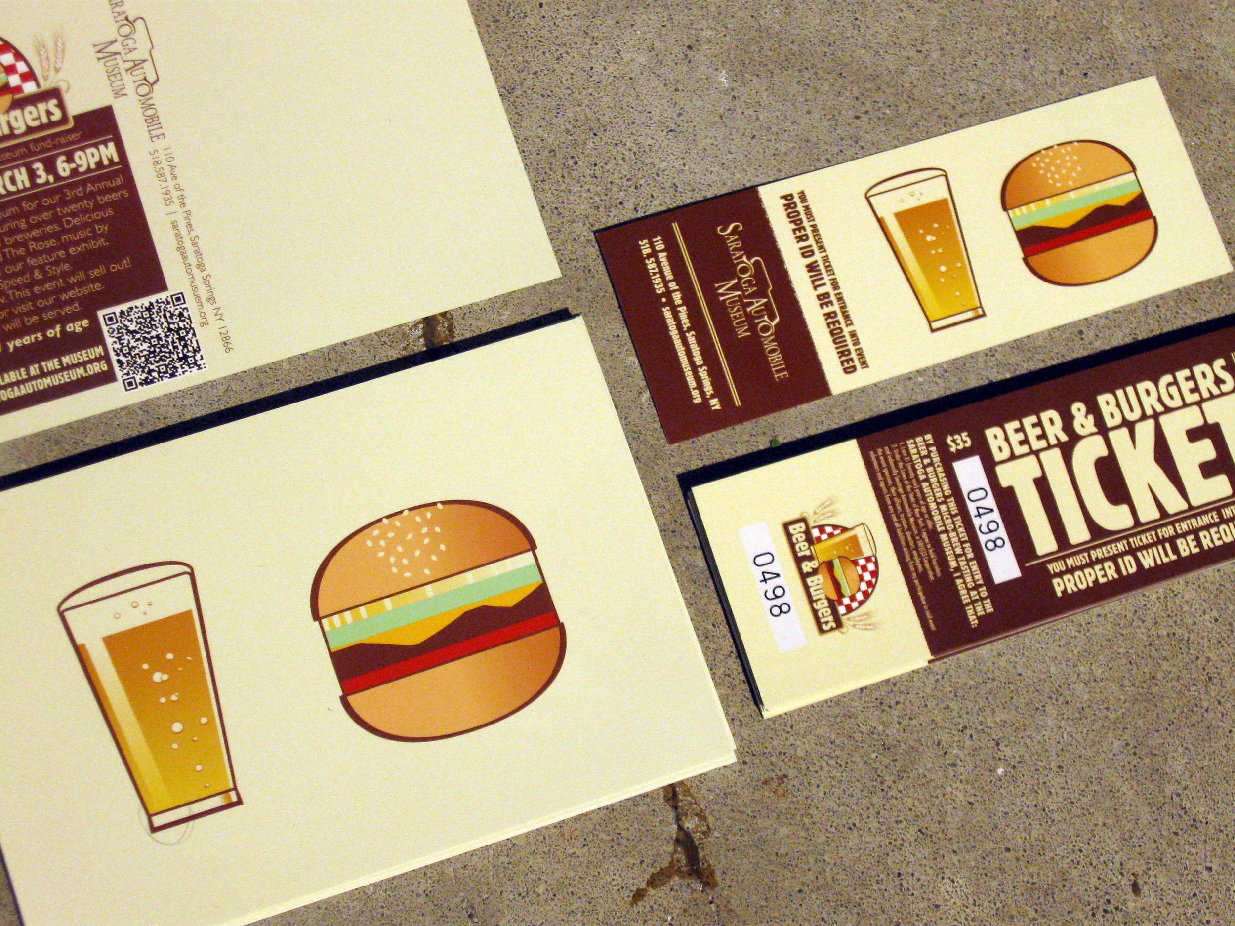 Beer & Burgers Event Branding