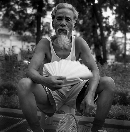  Badminton Player, Nr Sofitel Metropole, Hanoi, 2002 