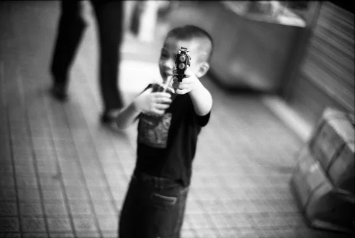 Kid with a Fake Gun