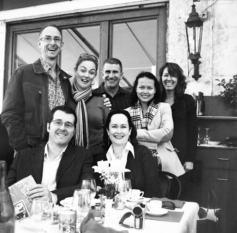  Colin, Pip, Charlo, Rima, Robin, Matt &amp; Trudy, Venice, Sept 2008 