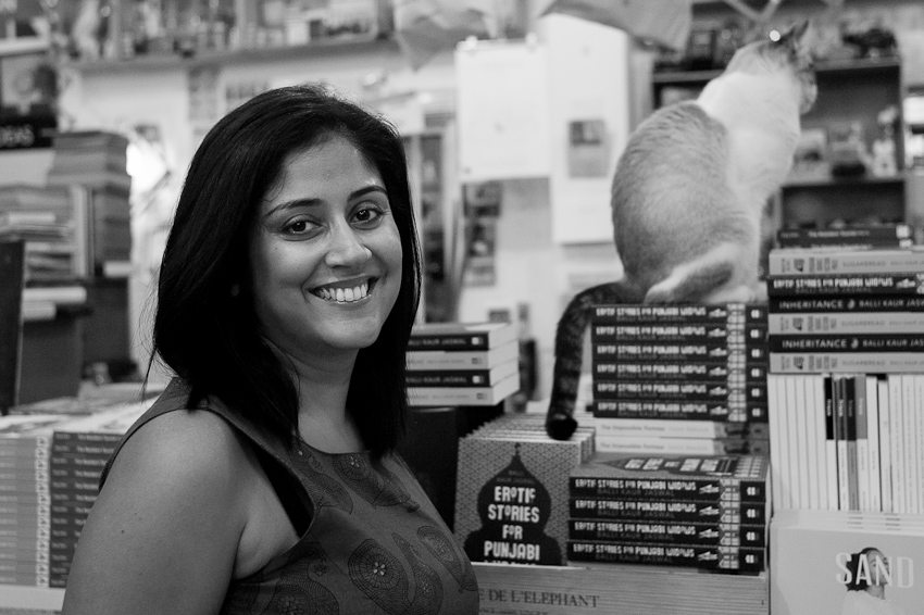  Balli Kaur Jaswal, author of Erotic Stories for Punjabi Widows, at Books Actually, May 2017 